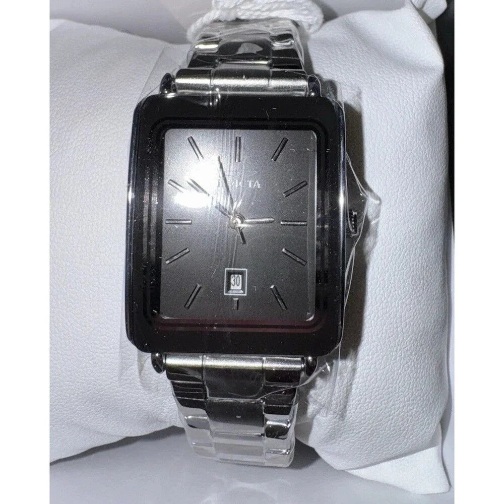 Womens Invicta Celestial Lady 24.5mm Silver Band With Black Quartz Dial